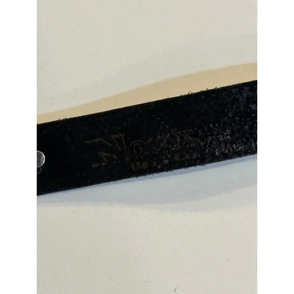 Nocona Men's Black Leather Bullhide Belt